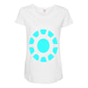 ironman logo avengers marvel comics gift Maternity Scoop Neck T-shirt