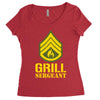 grill sergeant military Women's Triblend Scoop T-shirt