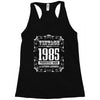 vintage made in 1985 perfectly aged a living legend Racerback Tank