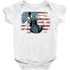 us flag Baby Bodysuit