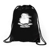 wheres my hos at santa claus Drawstring Bags