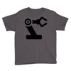 black robot Youth Tee