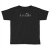 fishing heartbeat Toddler T-shirt