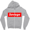 savage Zipper Hoodie