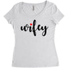 Wifey Women's Triblend Scoop T-shirt