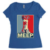 beaker meep poster, ideal birthday gift or present Women's Triblend Scoop T-shirt
