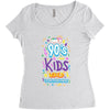 only 90s kids Women's Triblend Scoop T-shirt