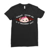 December  Peeking Out Asian Baby Girl Ladies Fitted T-Shirt