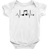 Heart Rhythm Music Baby Bodysuit