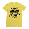 happy father's day 2 Ladies Fitted T-Shirt