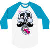 king of mustache 3/4 Sleeve Shirt