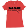 sarcasm services (2) Ladies Fitted T-Shirt