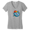 rainbow soccer Women's V-Neck T-Shirt