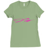 jake paul signature pink Ladies Fitted T-Shirt