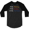 mommy daddy harrison baby name 3/4 Sleeve Shirt