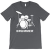 drummer drum kit indie rock music T-Shirt