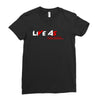LIVE AS YOU WANT Ladies Fitted T-Shirt