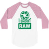 i shoot raw photography camera photograph 3/4 Sleeve Shirt