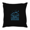 Camper Couple Girl Throw Pillow