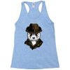 panda rorschach Racerback Tank