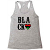 black love Racerback Tank