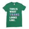 This is What Trans Looks Like Ladies Fitted T-Shirt