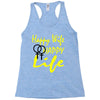 happy wife happy life Racerback Tank