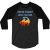never forget 3/4 Sleeve Shirt