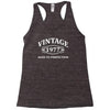 Vintage 1977 Aged to Perfection Racerback Tank