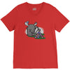 moosing block V-Neck Tee