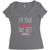 I'm Your Father's Day Gift Mom Says You're Welcome Women's Triblend Scoop T-shirt