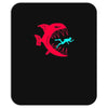 monster fish eats diver Mousepad