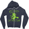 flight Zipper Hoodie