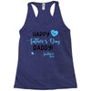 Happy First Father's Day Daddy Racerback Tank