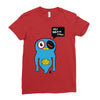 uberpup hey brain cakes! Ladies Fitted T-Shirt