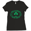 made in america with irish parts Ladies Fitted T-Shirt