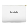 black and yellow Accessory Pouches