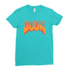 Wtf Doom Ladies Fitted T-Shirt