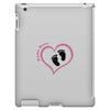 Custom baby girl name maternity design iPad 3 and 4 Case