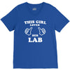 this girl loves her lab V-Neck Tee