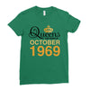 queens are born in october 1969 Ladies Fitted T-Shirt