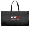 world war 3 Weekender Totes
