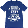 Super Cool Pops Of A Freaking Awesome Grandson T-Shirt