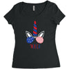 4th of July Women's Triblend Scoop T-shirt