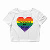You're Looking At A Rainbow Crop Top