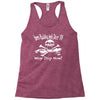 why stop now birthday 1998 Racerback Tank