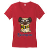 ravenpaw pug Women's V-Neck T-Shirt