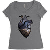 galaxy heart Women's Triblend Scoop T-shirt