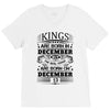 Real Kings Are Born On December 13 V-Neck Tee