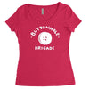 buttonhole brigade Women's Triblend Scoop T-shirt